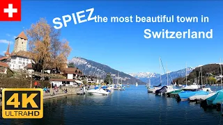 Interlaken region - Spiez the most beautiful town in Switzerland#switzerland #pâque  #spring