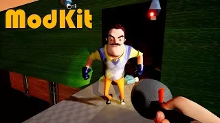 Прохождение #78 Пародия на Альфа 1 Hello Neighbor ModKit Alpha 1 Demo