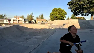 scooter kid backflips