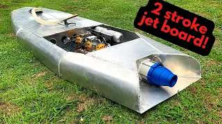 Homemade Jet Unit 3d Printed, 2 Stroke Jetboard!