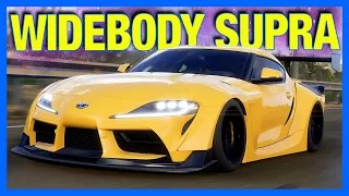 Forza Horizon 5 : Wideboday Toyota Supra Customization!! (FH5 Gameplay)