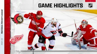 Senators @ Red Wings 4/12 | NHL Highlights 2022