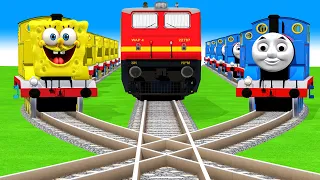 【踏切アニメ】あぶない電車 TRAIN THOMAS 🚦 Fumikiri 3D Railroad Crossing Animation