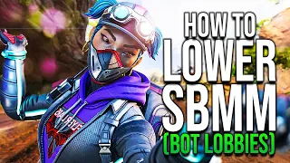 HOW TO GET EASIER LOBBIES IN APEX SOLO MODE! (REDUCE SBMM, BOT LOBBIES)