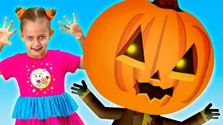 Who are you? Funny Halloween Song for Children | Maya and Mary