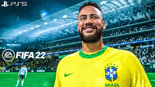 FIFA 22 PS5 | Brazil Vs Argentina | FIFA World Cup Qatar 2022 | Gameplay