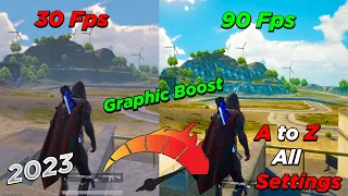 How to Boost Fps In PUBG MOBILE Gameloop All Settings ✅ Zero Lag ✅ HDR HD 90 Fps✅👍