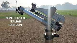 SIME Duplex Raingun ( Italian ) Wide Range with Moveable Trolley | Rain gun irrigation