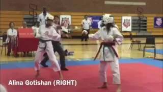 Shockness Shotokan SKIF team Shockness at the AAU Junior Olympics
