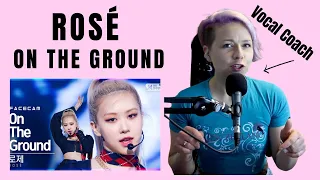 Rosé - On The Ground - New Zealand Vocal Coach Reaction and Analysis