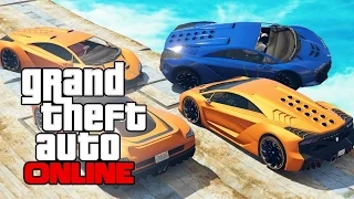 УЛЁТНЫЕ ГОНКИ ПО СПИРАЛЯМ НА НЕРЕАЛЬНОЙ СКОРОСТИ ► GTA 5 ONLINE (Угар)