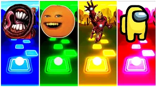Siren head 🆚 Annoying orange 🆚 Iron man 🆚 Among us 🎶 Who is Best?