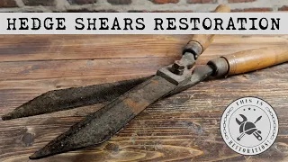 Old hedge shears - RESTORATION