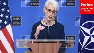 Deputy Secretary Of State Wendy Sherman Discusses Russia-Ukraine Crisis With Former Estonia Leader