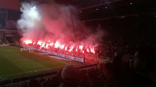 Ambiance a Geoffroy-Guichard pour la victoire des verts 3-0