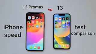 iphone 13 vs iphone 12 promax speed test comparison 2024