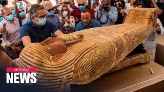 Egypt unveils 59 ancient coffins in major archaeological discovery