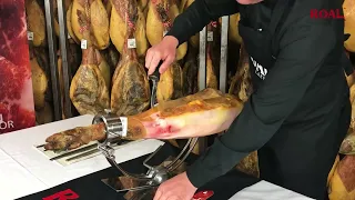 ROAL Jamón Iberico Ham Cutting Demonstration