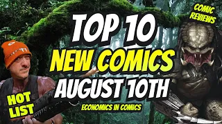 TOP 10 New Comic Books August 10th 2022 🔥 COMIC REVIEWS, COVERS, & KEYS 🔥