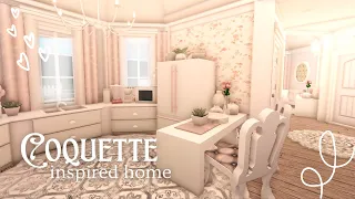 🌸 Coquette Inspired Home: Bloxburg House Build