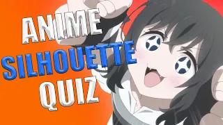 GUESS THE ANIME CHARACTER SILHOUETTE QUIZ - [25 CHARACTERS]
