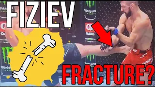 Rafael Fiziev Suffers Nasty Leg  Injury: Doctor Reacts 👀🦵😬