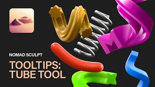 Nomad Sculpt: Tooltips: Tube Tool