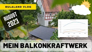 Was bringt ein Balkonkraftwerk ? ⛅ August 2023 Update: Der Herbst kommt