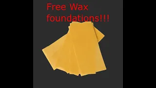 DIY wax foundation making bee hive or candle Part 2