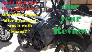 The BEST 1 Year Review of the (2022 Kawasaki KLR 650 Adventure)