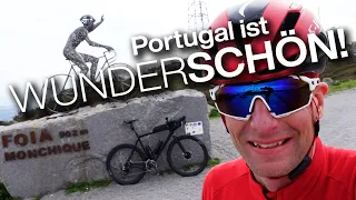 Portugal Algarve: Rennrad/Gravelbike Tour: Portimao/Alvor - Monchique Foia, OPEN U.P.P.E.R. #iqvlog