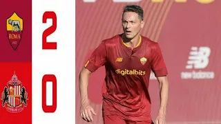 As Roma vs Sunderland 2 - 0 Extended Highlights And Goals Pre Season Club Friendly 13/7/2022