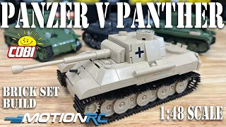 COBI Panzer V Panther 1:48 Scale Tank Speed Build Review | Motion RC