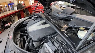 2011 Benz R350 Bluetec rough running diagnosis and repair Part 1