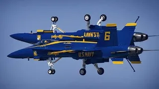 U.S NAVY BLUE ANGELS F/A-18 Demonstration At Alliance Air Show Texas.