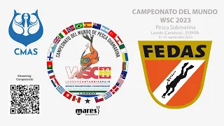 [1/2] XXXIII CAMPEONATO DEL MUNDO DE PESCA SUBMARIA MASCULINO Y II FEMENINO - WSC 2023 CMAS