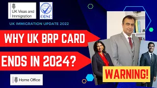 Why is the UK BRP Cards ending in 2024? | UK BRP Cards| UK Immigration Updates 2022 | Urdu, Hindi