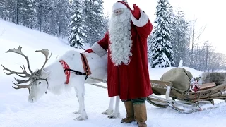 Babbo Natale: ultime notizie per i bambini sulle renne in Lapponia Finlandia Rovaniemi Santa Claus