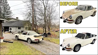 EPIC Barn Find! - 1973 Porsche 911 Abandoned 22 Years Ago - ONLY 26,000 Miles | WD Detailing