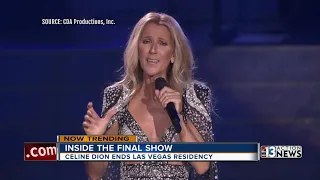 Celine Dion ends Vegas residency