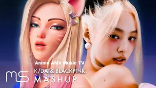 KDA x BLACKPINK – More How You Like That The Baddest Ddudu Ddudu Kill This Love MASHUP lAnime ASK TV