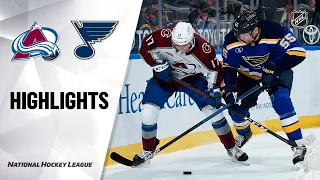 Avalanche @ Blues 4/22/21 | NHL Highlights