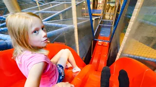 Highest Slide at Draken's Lekland Indoor Playground (fun for kids)