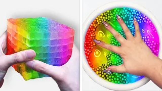 Oddly Satisfying Slime ASMR No Music Videos - Relaxing Slime 2022 - 52