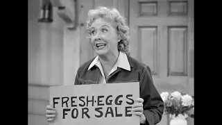 I Love Lucy | Lucy finds herself with egg on her face and elsewhere
