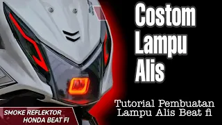 Custom lampu alis beat fi | custom tail light