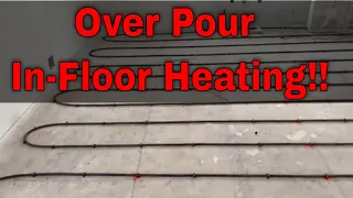 Hydronic Floor Heat // Concrete Over Pour