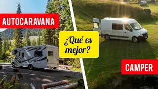 ¿Comprar autocaravana o camper? ¿Qué es mejor?