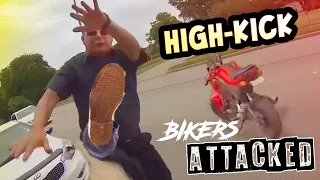 Stupid, Angry People Attack Bikers 2023 - Angry Man Attack | Road Rage