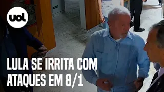 Lula se irrita com destruição no Planalto; veja reação do presidente em 8/1